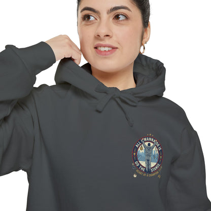 "Go The Distance" Underdog Montage Chmpionship Hoodie — Retro 90's Workout Boxing Sweatshirt