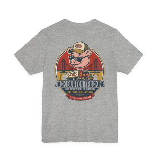 Trucker Pig Tee — "Jack Burton Trucking" San Francisco Vintage T‑Shirt